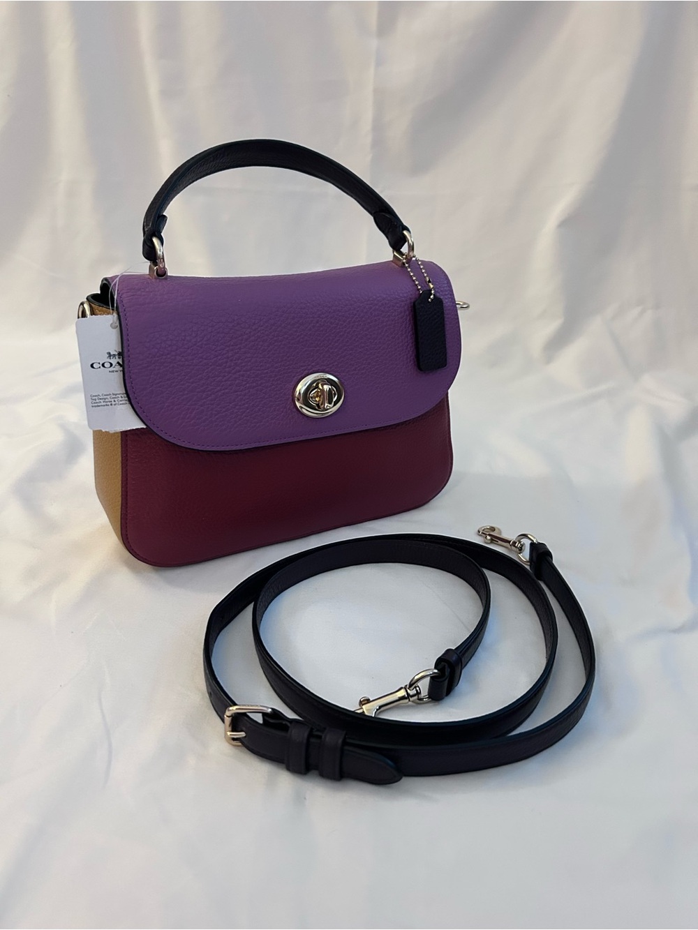 Coach Colorblock Marlie Top Handle Satchel